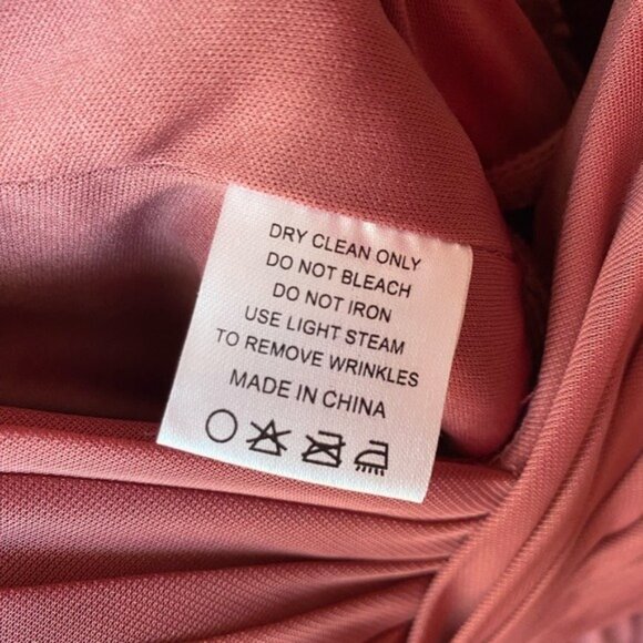 Azazie Maroon Spaghetti Strap Cap Sleeve Bridesmaid Formal Gown Size C (6) - Picture 8 of 10